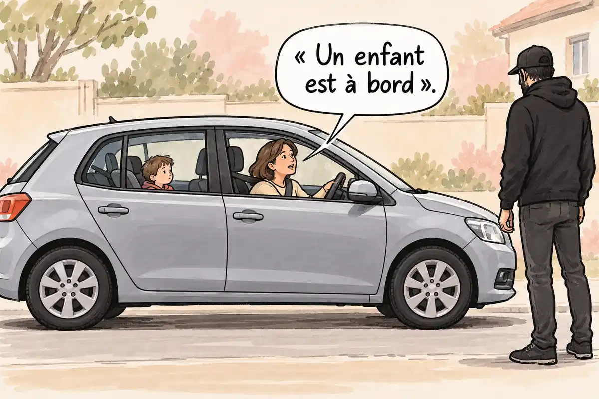 En cas de menace, signaler la présence d’un enfant à bord aide à centrer les décisions sur la sécurité des passagers.
